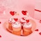 Rose Gold Metallic Heart Paper Plate 10/Pack