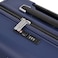 Eminent Hard Case Large Checked Travel Bag Luggage Trolley Polypropylene Lightweight Suitcase 4 Quiet Double Spinner Wheels With Tsa Lock B0011 Dark Blue