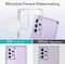 Generic High Protection Case for Samsung Galaxy A52 5G and 4G, Transparent Flexible Silicone, Vertical Or Horizontal Metal Kickstand, Crystal Clear Cover