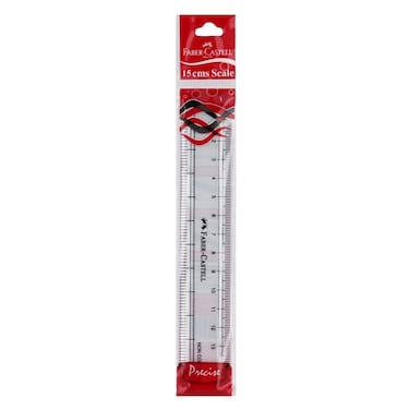 Faber Castell 170640 Ruler Clear 15cm