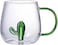 1CHASE&reg; Borosilicate Three-Dimensional Coffee Cup with Handle 300 ML (Cactus)