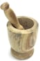 Generic Natural Wooden Mortar And Pestle