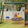 RBWTOYS Existing Swing - 100cm Round Outdoor Swing Set - Own Backyard Playground - Adjustable Hanging Ropes - Comfortable Seat RW-13133