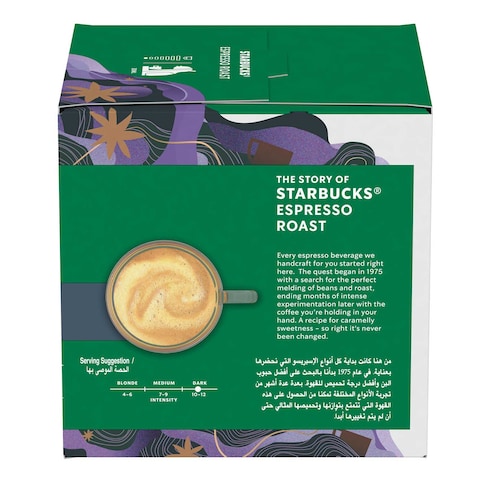 Starbucks Dolce Gusto Dark Espresso Roast Coffee 66g