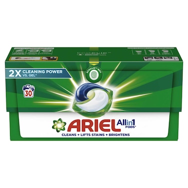 Ariel All in 1 Pods Original Scent Liquid Detergent Capsules 30 Capsules
