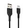 Belkin BoostCharge USB-C to USB-A Charger Cable, Black, 1m