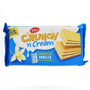 Tiffany Crunch N Cream Vanilla Wafers 76g