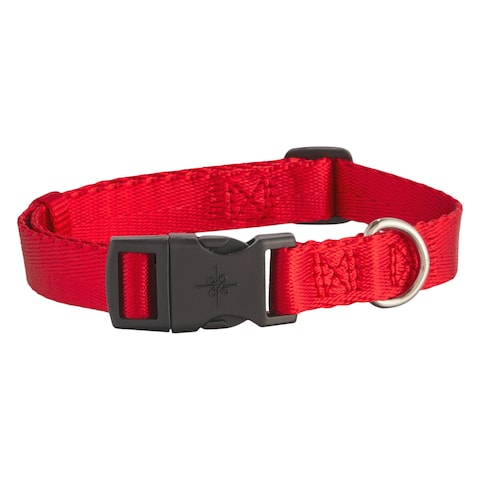 First1 Nylon Dog Collar Red 34-53cm