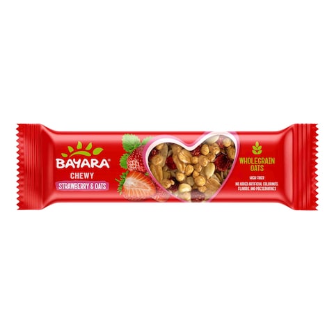Bayara Chewy Soft Bar Strawberry And Oats 30g