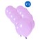 Round Shaped Balloons Light Violet 6inch 12 PCS