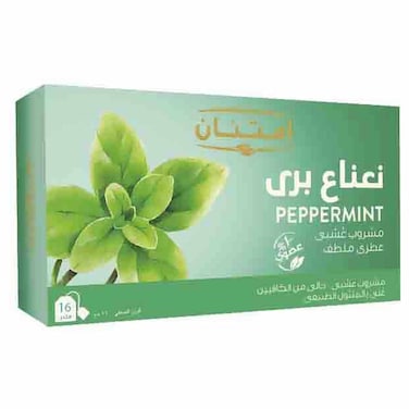 إمتنان شاي أعشاب النعناع البري - 16 كيس