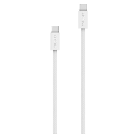 TotuLife PD SB-C Data Sync And Charging Cable White 2m 60W