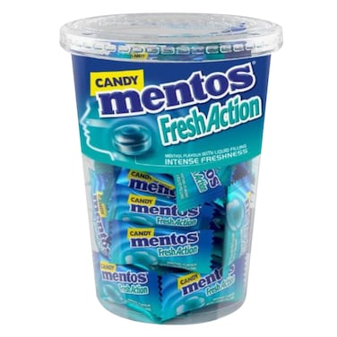 MENTOS FRESH ACTON MENTOL CUP100PC