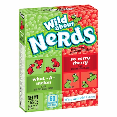 Wonka Nerds Watermelon And Wild Cherry Candies 46.7g