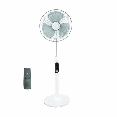 مروحة ستاند فريش توب مع ريموت - 16 بوصة - أبيض