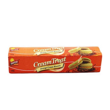 Sunveat Cream Treat Orange Wafer 160g