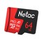 Netac  P500 Extreme Pro Micro SDHC Memory Card - 64GB - Black