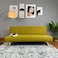 In House Aimar 2 In 1 Sofabed Velvet Upholstered - Gold