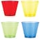 Rubies Creative Converting Sensation Drinkware Plastic Tumbler 12-Pieces 256 g- Assorted Colours