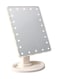 Generic 22 LED Lights Touch Screen Makeup Mirror - White