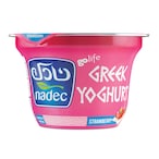 Buy Nadec greek Strawberry Yoghurt 160g in Saudi Arabia