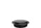 25pcs -Round Disposable Food Container - Black Base With Clear Lid -16oz