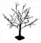 Halloween Ghost Tree Lamp with Warm White LED Lights 60cm