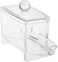 Generic Home Acrylic Cotton Bud Holder Cotton Swabs Storage Box, Clear