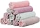 Aiwanto - Household Kitchen Towels Absorbent Dishcloths Coral Velvet Thickened Towels Machine Washable Quick Drying Towels Rags for Home Cleaning (Pack of 10Pcs in Assorted Colors)