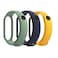 Xiaomi Smartband 5 Strap Navy Blue Yellow Mint Green Pack of 3