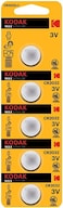 KODAK MAX CR2032 Lithium 3V Batteries &ndash; 5 Pieces