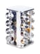 Almufarrej 16-Piece Spice Sprinkler Bottle Set Silver/Clear 35 x 25 x 25cm