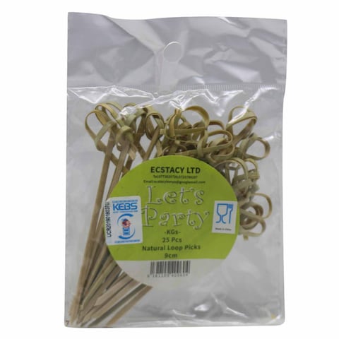 NATURAL LOOP PICKS 9CM 25S