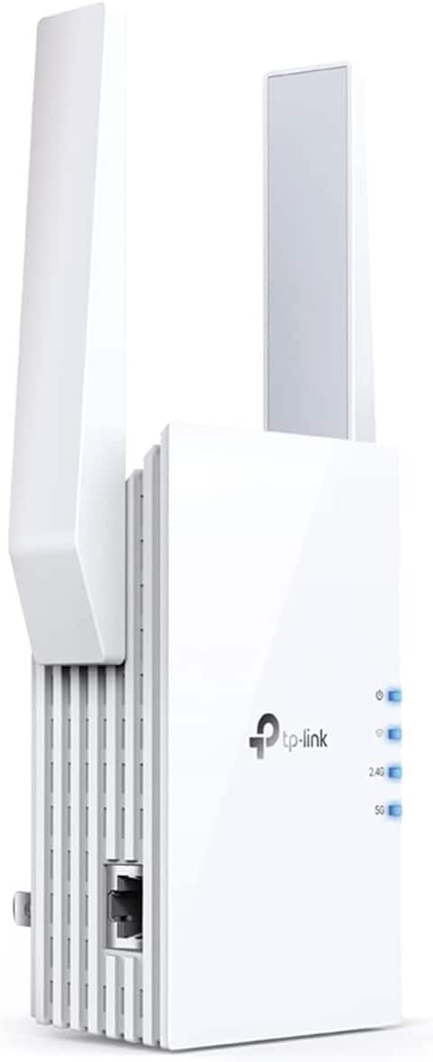 TP-Link Ax1800 WiFi 6 Extender(Re605X)-Internet Booster, Covers Up To 1500 Sq.Ft And 30 Devices, Dual Band Repeater Up To 1.8GBps Speed, Ap Mode, Gigabit Port