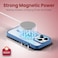Moxedo Magnetic Protective Case 360 Protection Clear Case Hard PC with Built-in Strong Magnets Compatible with MagSafe Designed for iPhone 14 Pro 6.1 inch (Blue)