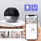 EZVIZ C6W 4MP Wifi Smart Home Indoor Security Camera Auto-Zoom Montion Tracking Human Detection 360&deg; Degree Night Vision Privacy Shutter Two-Way Talk Instant Alarm with App Control Works with Alexa