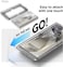 elago Samsung Galaxy S24 ULTRA Screen Protector Tempered Glass 9H Shatter Proof Crystal Clear with Pull-N-Go easy Install Tray