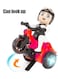 Child Toy Battery Operated Electric MotoRCycle Toy Stunt Tricycle With Flashing Lights