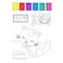 Magic Water Kittens Coloring Book