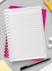 Lowha Spiral Notebook With 60 Sheets And Hard Paper Covers With Square Halftone Yellow Design, For Jotting Notes And Reminders, For Work, University, School