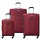 Delsey Paris Pin Up 6 Trolley 3 Pieces Set Burgundy