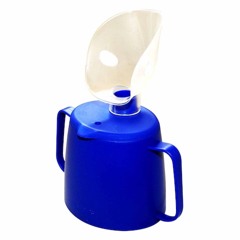 Medisure Steam Inhaler Cup With Mask Blue/White