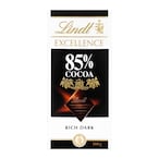 Buy Lindt Excellence 85% Cocoa Dark Chocolate 100g in UAE