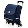 Eazy Kids - School Bag wt Trolley, Medium Blue