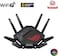ROG Rapture GT-BE98 Quad-band WiFi 7 AiMesh Extendable Gaming Router, 25Gbps, 320MHz, 4K-QAM, Dual 10G Ports, Quad 2.5G Ports, VPNs, 4G LTE/5G Mobile Tethering