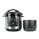 AFRA Electric Pressure Cooker, 12 in 1, Multifunction, 8L Capacity, 1300W, Silver, Stainless Steel, GMARK, ESMA, RoHS, And CB Certified With 2 Years Warranty