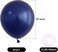 Party Time 20-Pieces 10 inches Standard Navy Blue Balloons, Latex Balloons For Baby Shower, Bridal Shower, Valentine's Day, Wedding Decor &amp; Birthday Party Decoration - Party Supplies