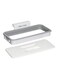 Attach A Trash Hanging Garbage Bag Holder White/Grey 5x20centimeter