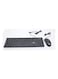 Heatz Wired Keyboard With Mouse Set - Arabic/English 43.75X12.6X2.58Cm Black/White
