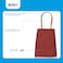 Markq Maroon Paper bags with handles 15 x 11 x 6 cm Small Kraft Gift bags for Birthday Party Favors, Weddings, Merchandise, Goodies, Baby Shower (24 Bags)